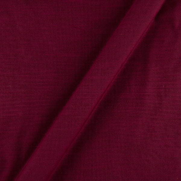 Buy Magenta Colour Plain Dyed Slub Rayon Fabric Online 4132AW