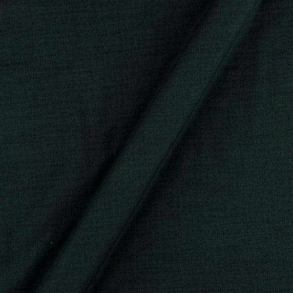 Buy Charcoal Green X Black Cross Tone Plain Dyed Slub Rayon Fabric Online 4132BB