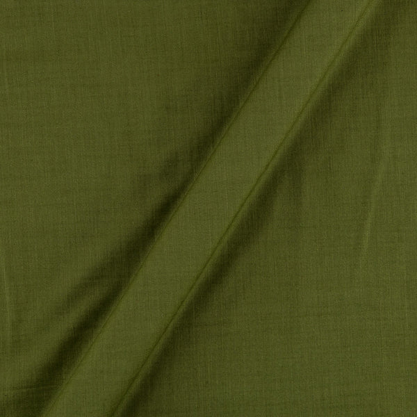 Buy Leaves Green Colour Plain Dyed Slub Rayon Fabric Online 4132BD