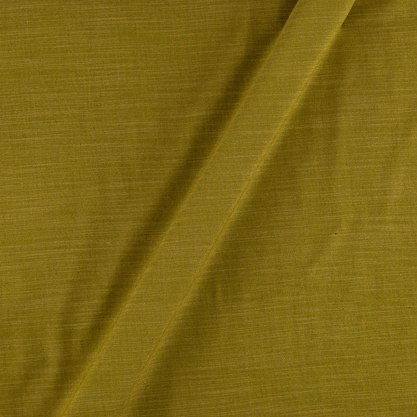 Buy Lime Green Colour Plain Dyed Slub Rayon Fabric Online 4132BI