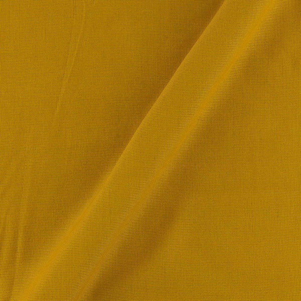 Cotton Matty Golden Yellow Colour Dyed Fabric Online 4144BS