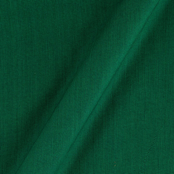 Cotton Matty Peacock Green Colour 43 Inches Width Dyed Fabric (Viscose & Cotton Blend)