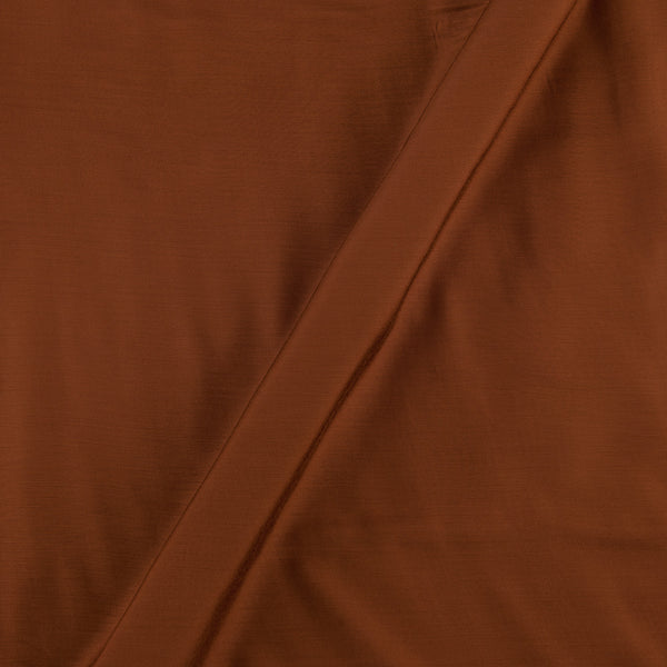 Santoon Rust Brown Colour Dyed 43 Inches Width Viscose Fabric