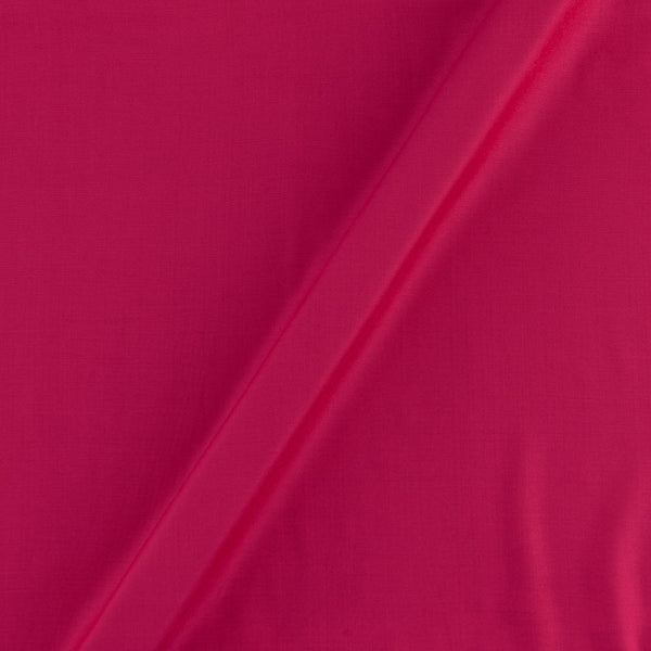 Santoon Crimson Pink Colour Dyed 43 Inches Width Viscose Fabric cut of 0.70 Meter