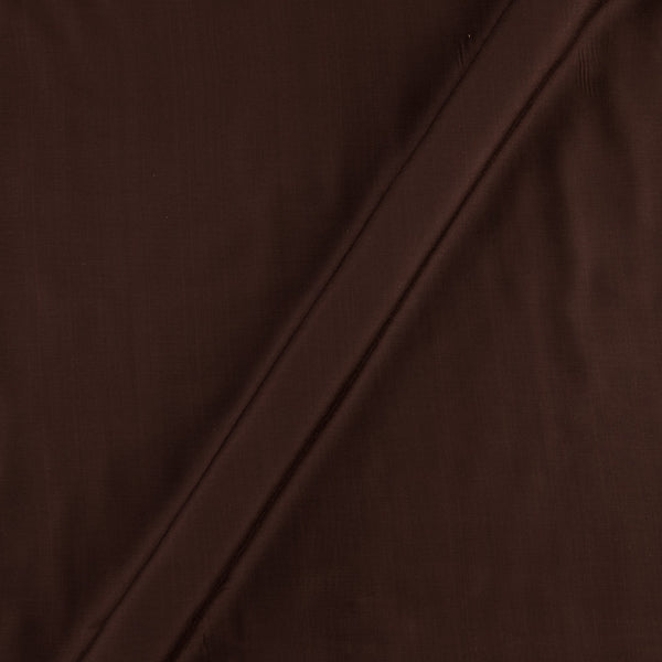 Santoon Coffee Brown Colour Dyed 43 Inches Width Viscose Fabric