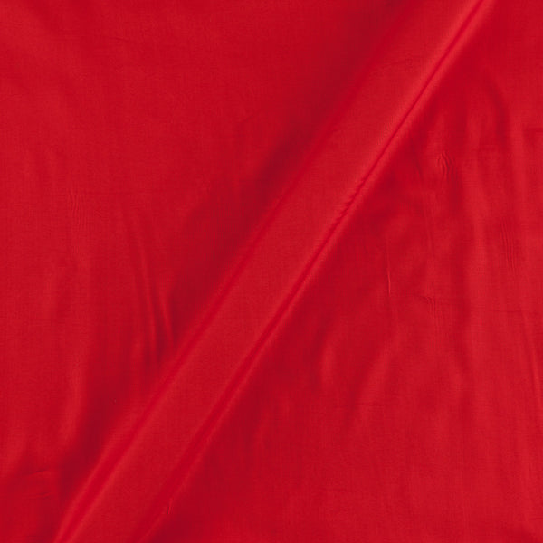 Santoon Poppy Red Colour Dyed 43 Inches Width Viscose Fabric