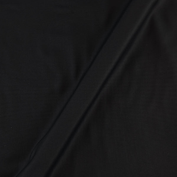 Santoon Black Colour Dyed 42 Inches Width Viscose Fabric