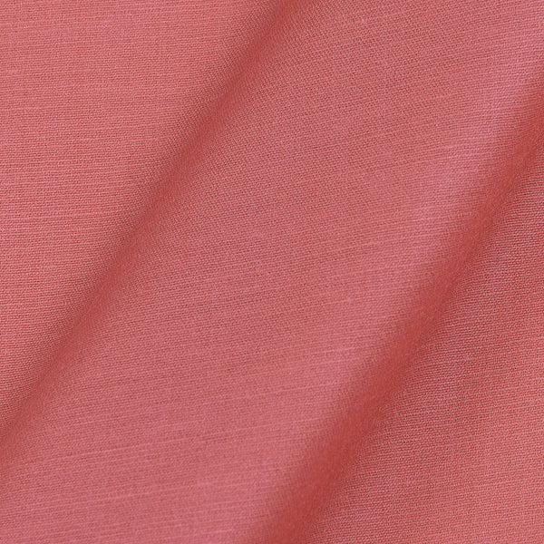 Poly Linen Satin Sugar Coral Colour 43 Inches Width Fabric freeshipping - SourceItRight