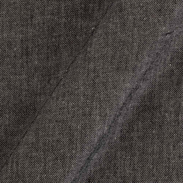 Buy Twill Cotton Carbon Black Colour Denim Look Fabric 4180A Online