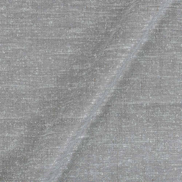 Bhagalpur Jute Type Cotton Slate Grey Colour Plain Dyed Fabric freeshipping - SourceItRight