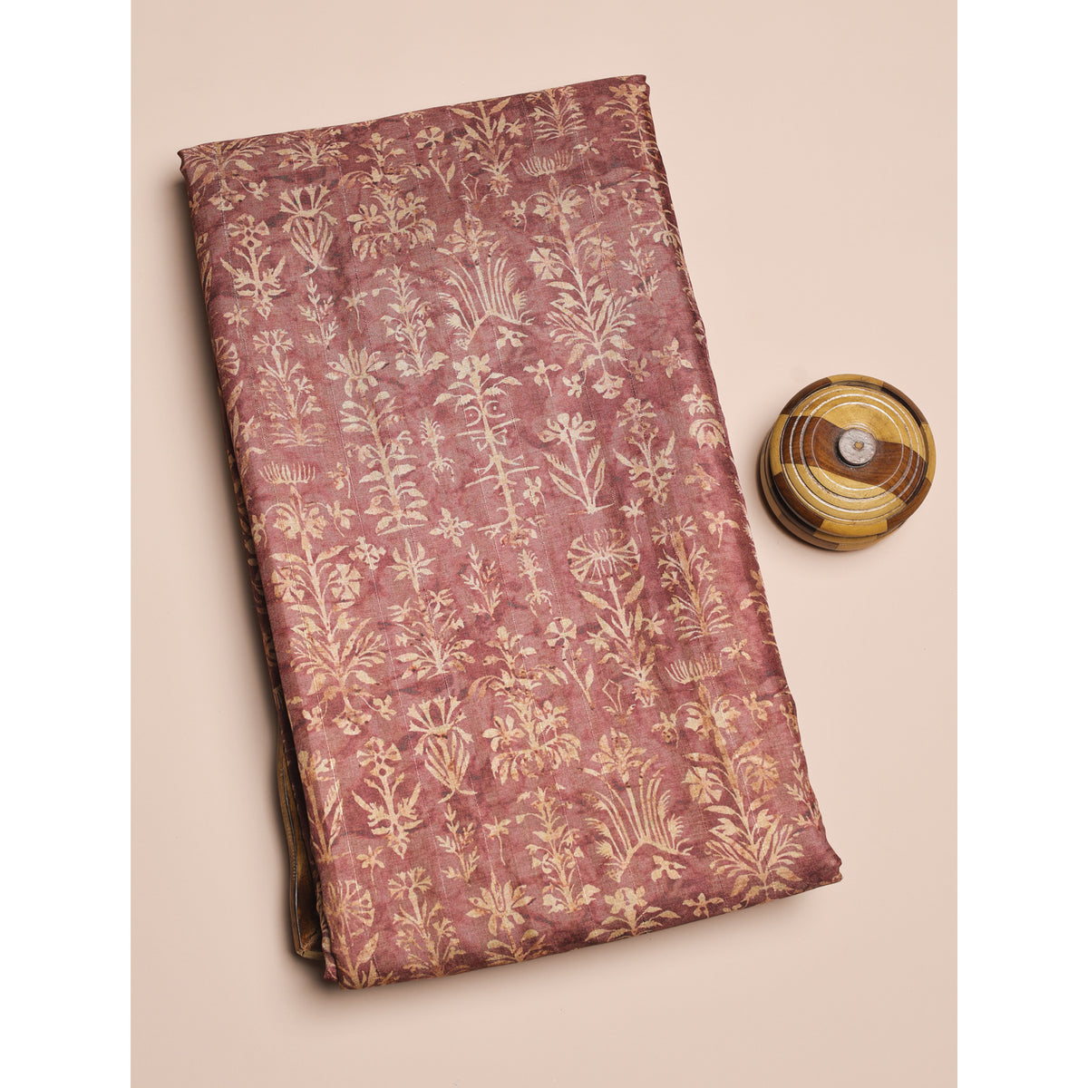 SEMI TUSSAR PRINTED FABRIC