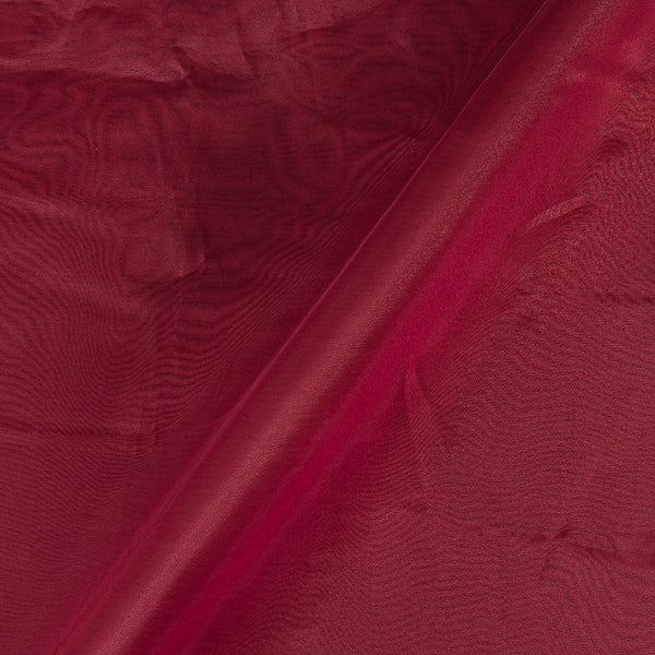 Shimmer Organza Maroon Colour 59 Inches Width Imported Fabric freeshipping - SourceItRight