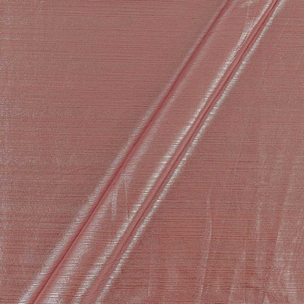 Wrinkle Metalic Shimmer Peach Pink To Silver Two Tone 59 Inches Width Stretchable Imported Fabric freeshipping - SourceItRight