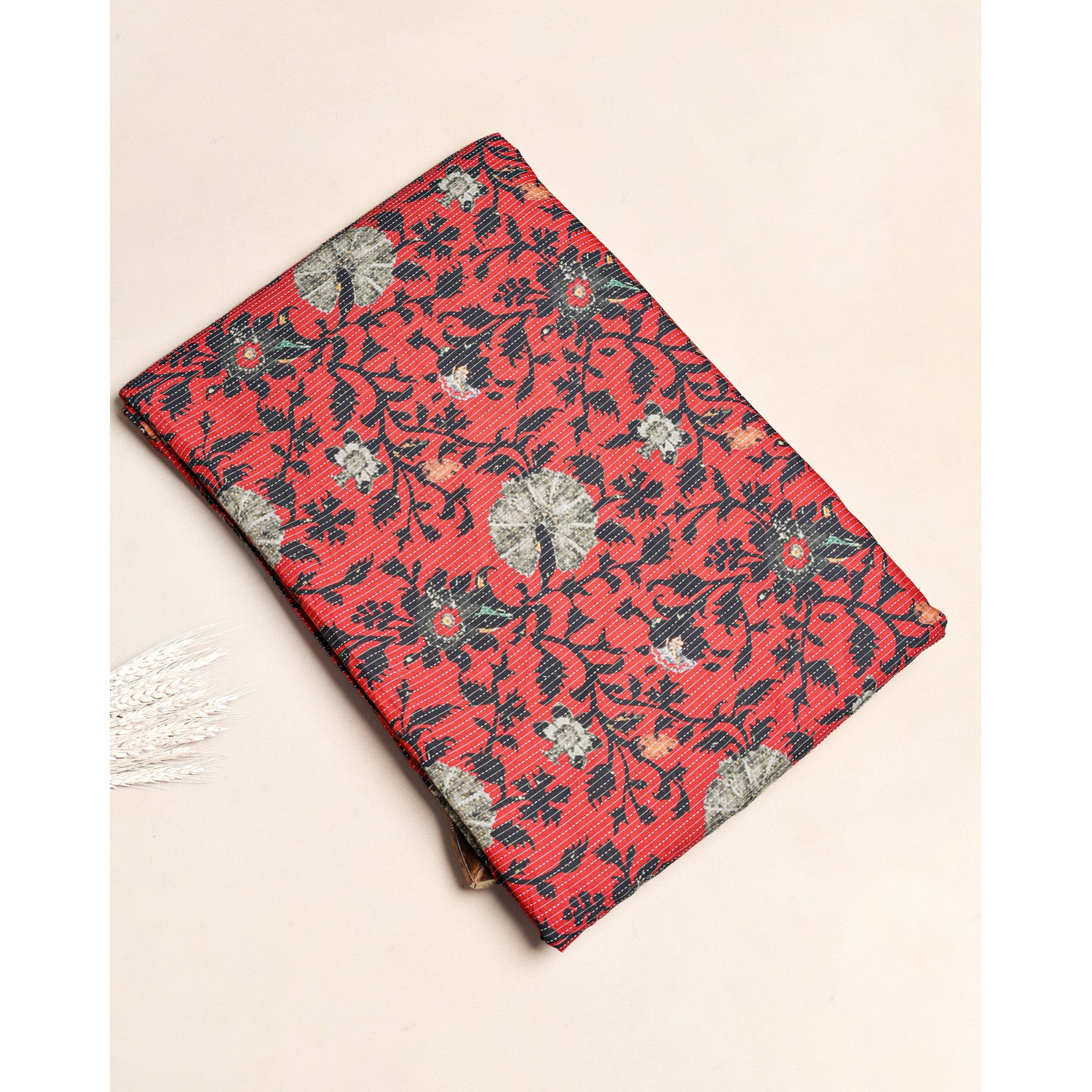 PURE COTTON KANTHA PRINTED FABRIC