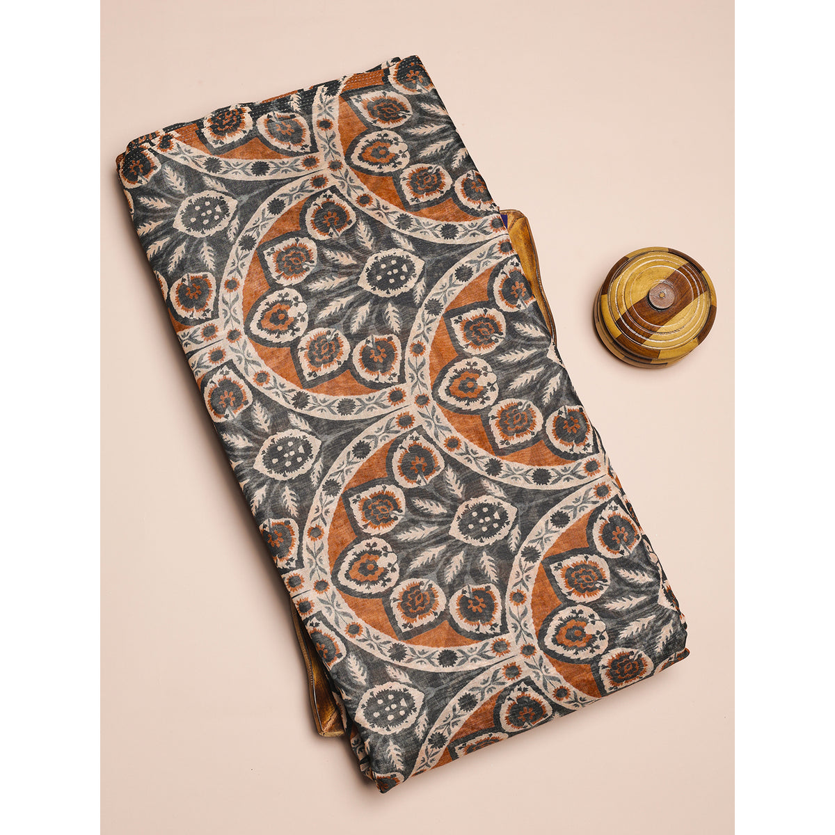 PURE BANARASI MUL CHANDERI PRINTED FABRIC