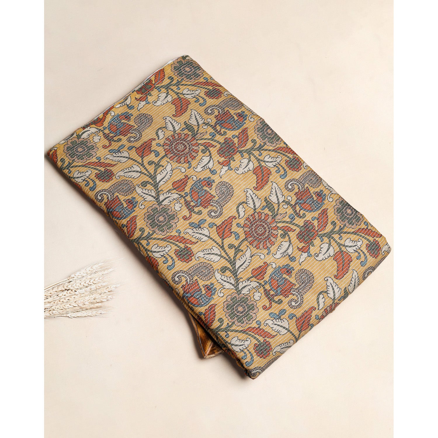 PURE COTTON KANTHA PRINTED FABRIC
