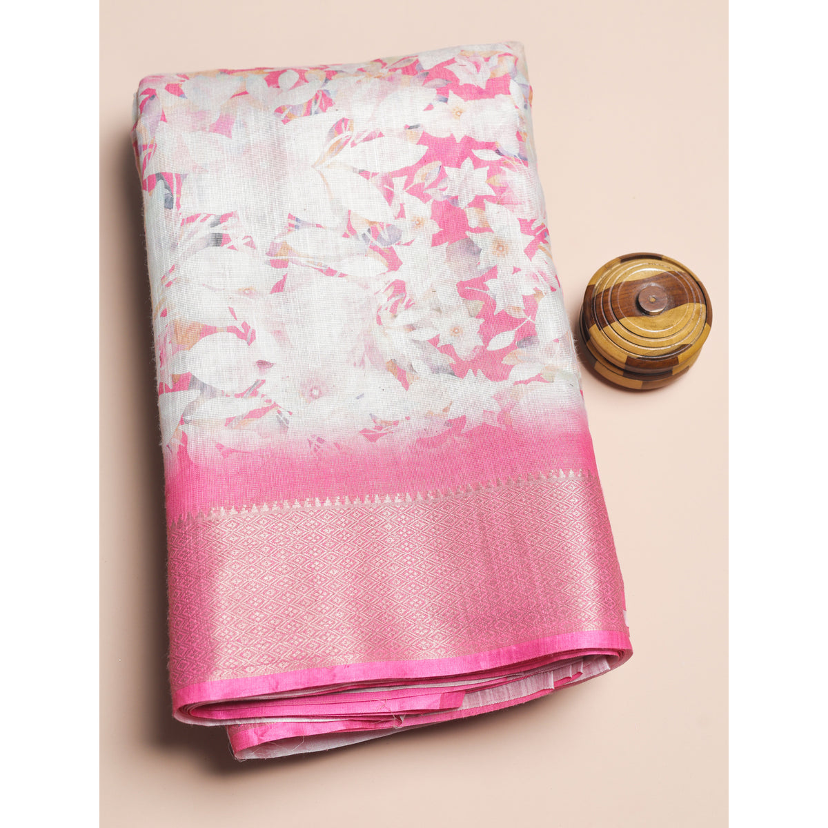 SEMI SILK PRINTED FABRIC