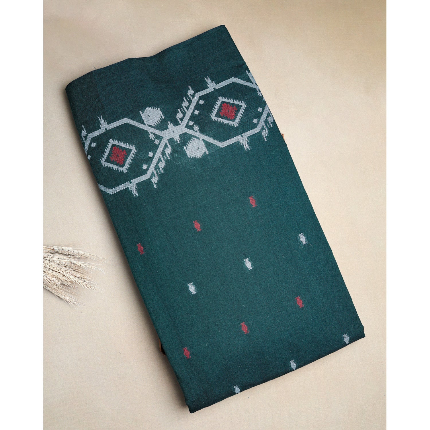 PURE COTTON HANDLOOM JAMDHANI FABRIC