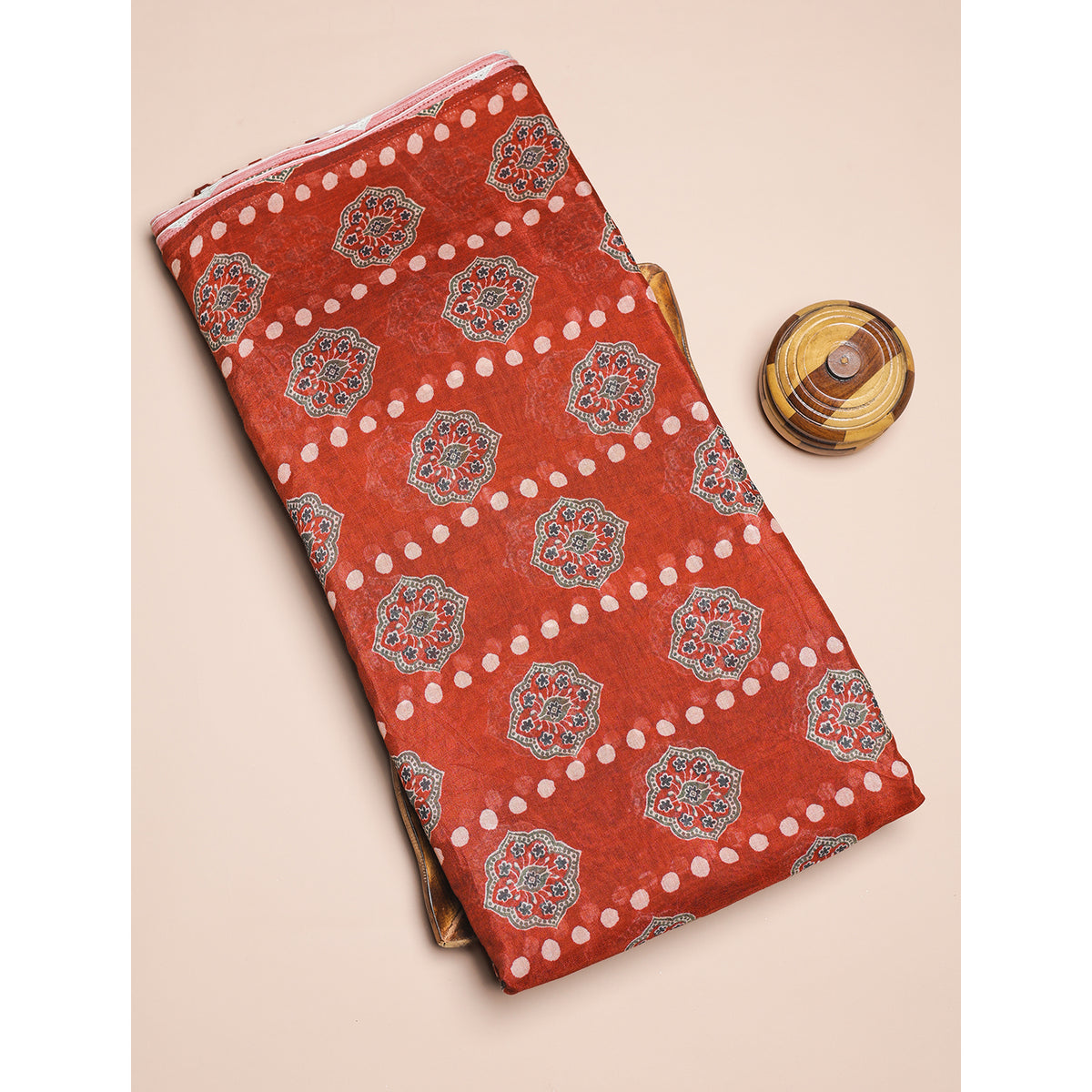 PURE BANARASI MUL CHANDERI PRINTED FABRIC