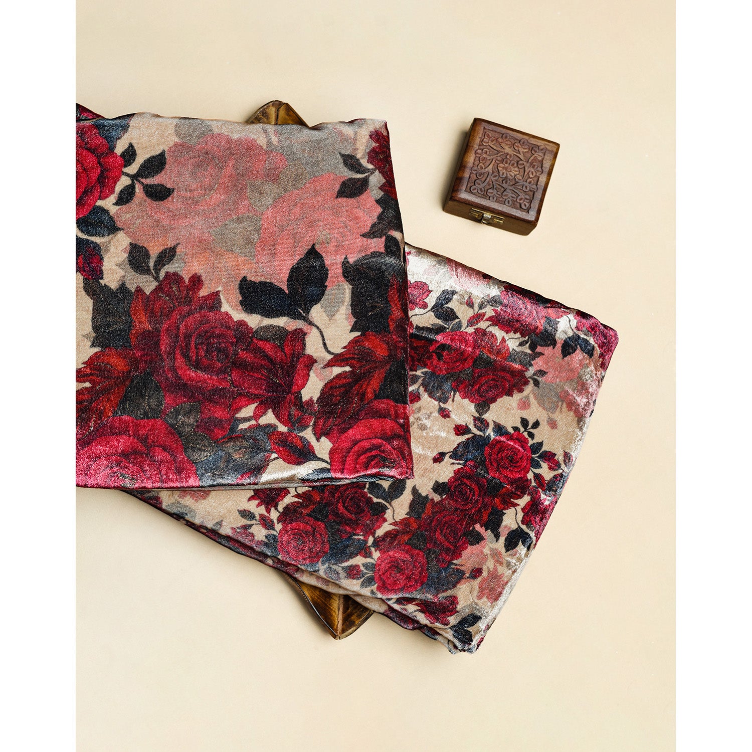 MEHFIL-E-RANG - VELVET DIGITAL PRINTED MIX & MATCH