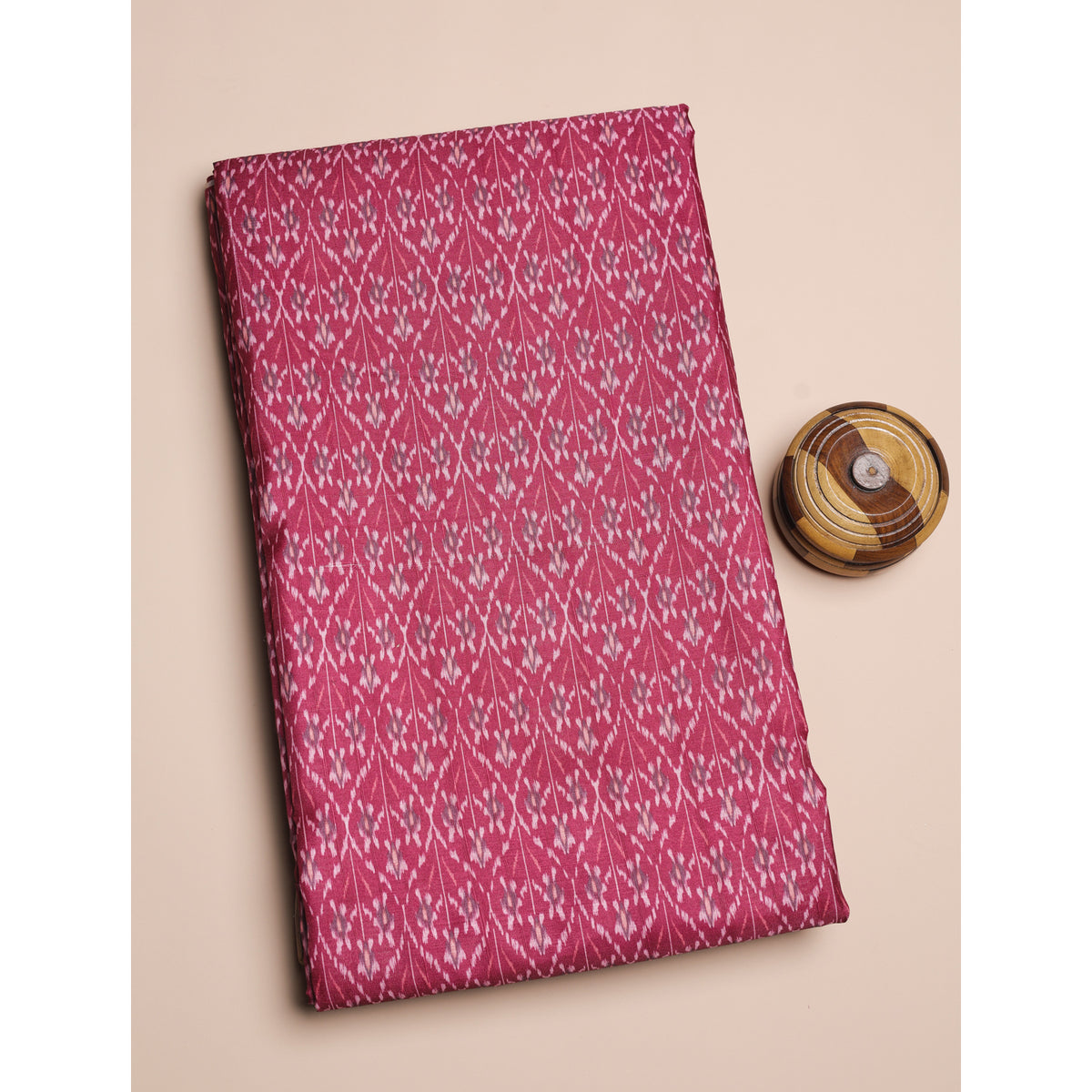 SEMI TUSSAR PRINTED FABRIC