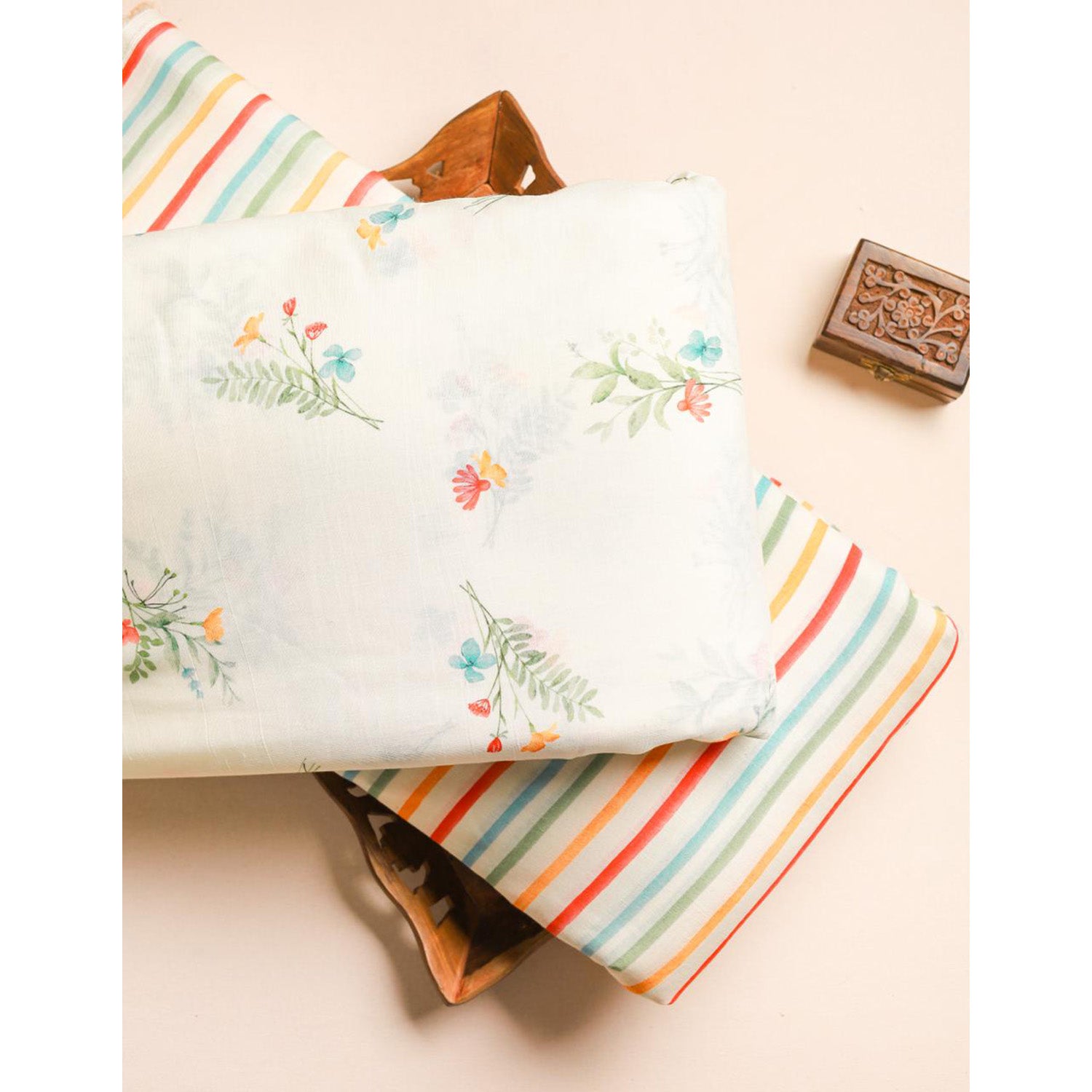 LINEN GEORGETTE PRINTED FABRICS