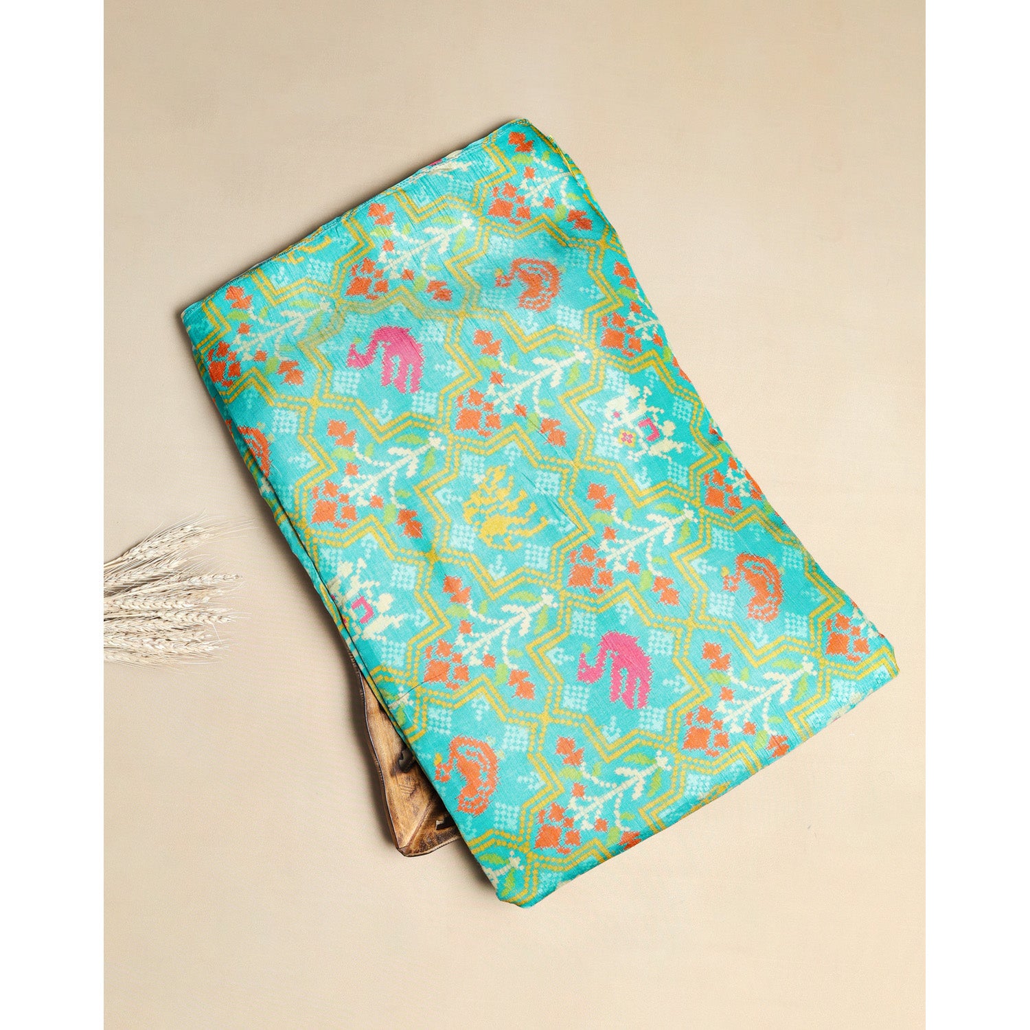 DOLA SILK PATOLA PRINTED FABRIC