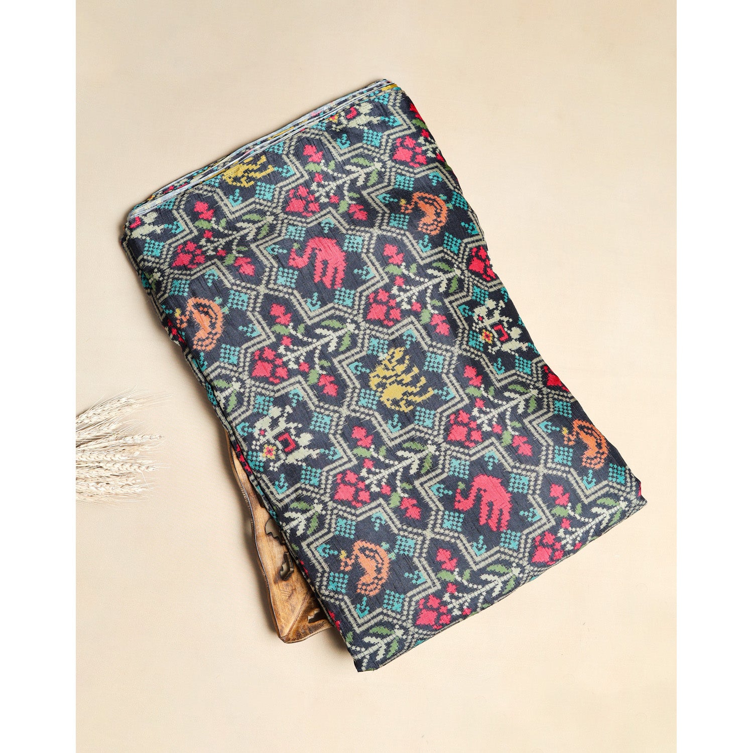 DOLA SILK PATOLA PRINTED FABRIC
