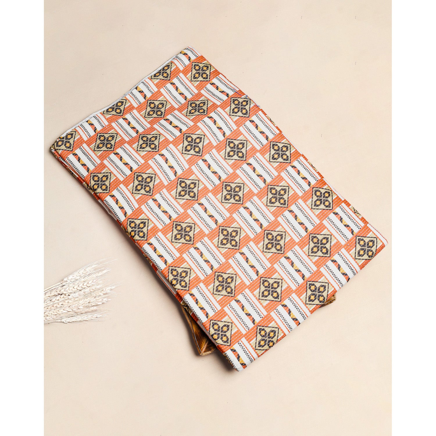 PURE COTTON KANTHA PRINTED FABRIC