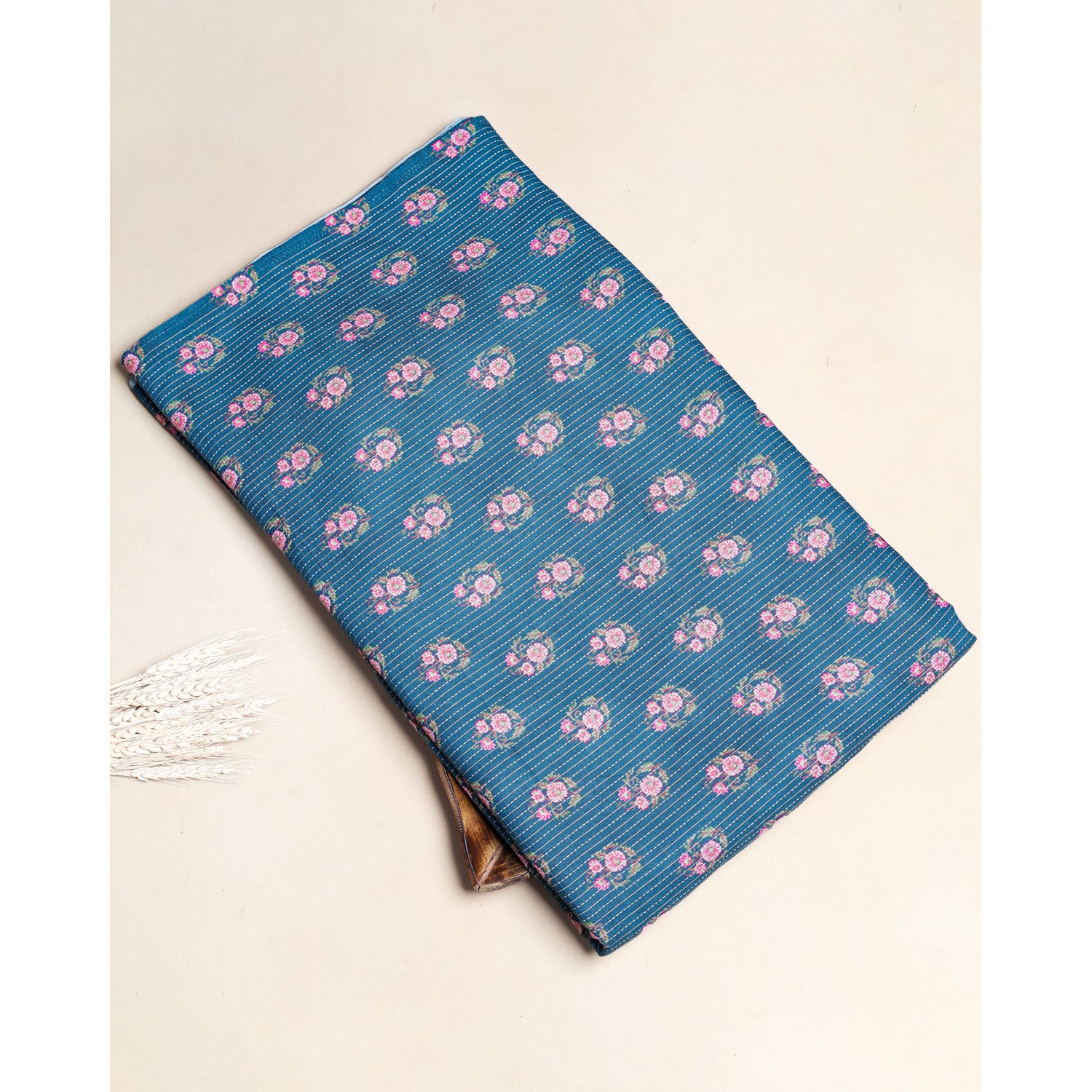 PURE COTTON KANTHA PRINTED FABRIC