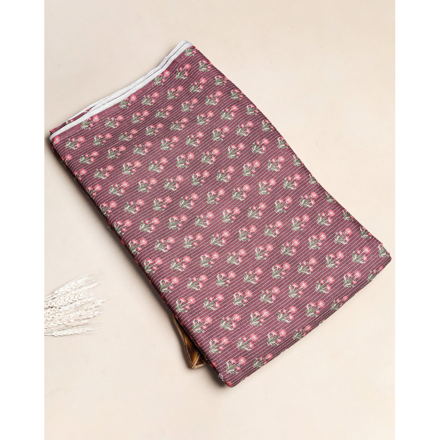 PURE COTTON KANTHA PRINTED FABRIC