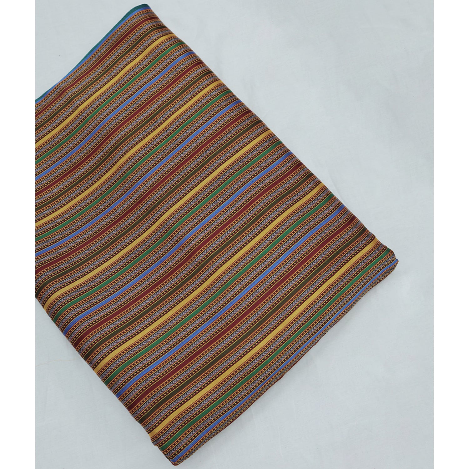 MASHRU SILK STRIPED FABRIC
