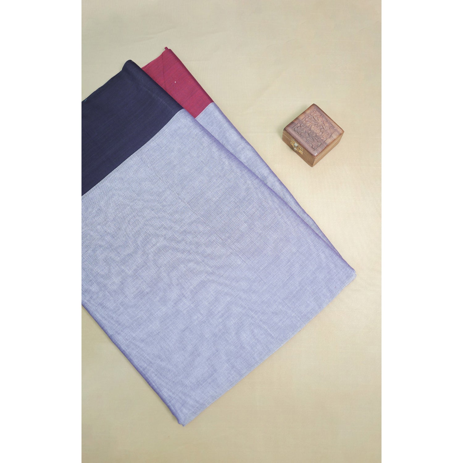 HANDLOOM COTTON NARAYANPET BORDER FABRIC