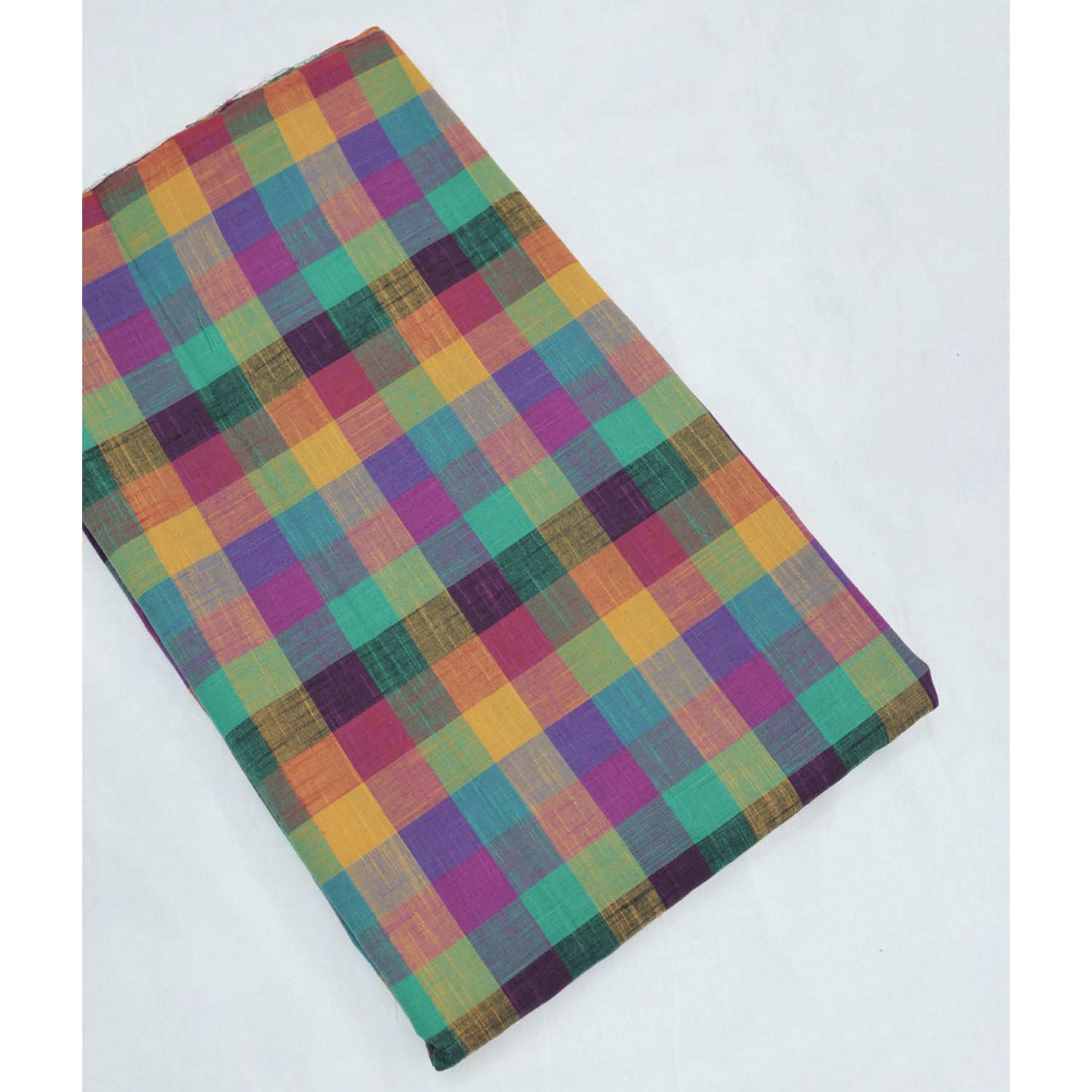 COTTON HANDLOOM MADRAS KATTAM CHECKS FABRIC