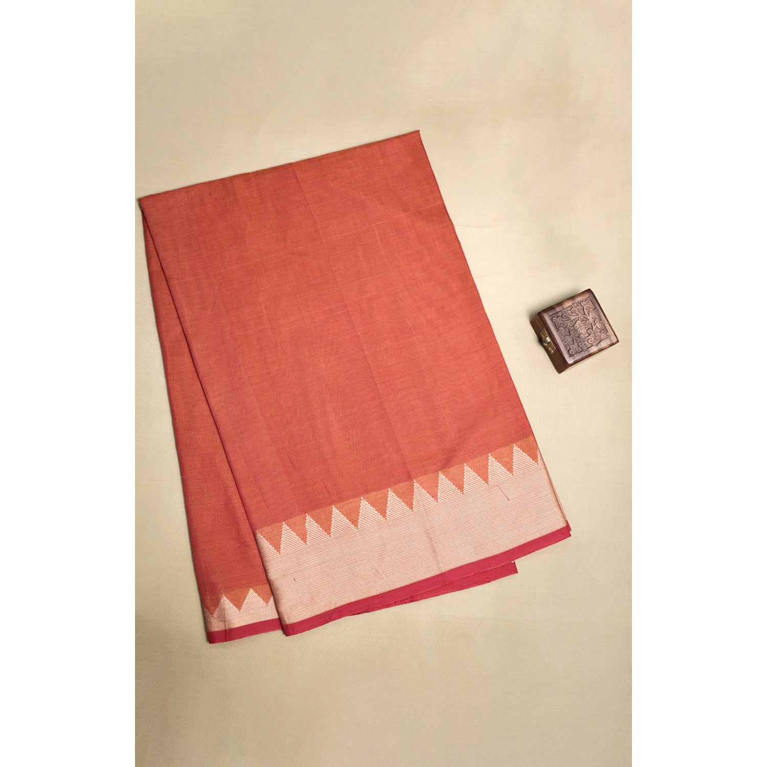 HANDLOOM COTTON NARAYANPET BORDER FABRIC