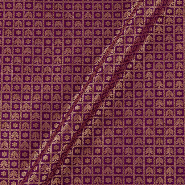 Banarasi Art Silk Magenta Colour Golden Jacquard Butta Fabric Online 6099Y2