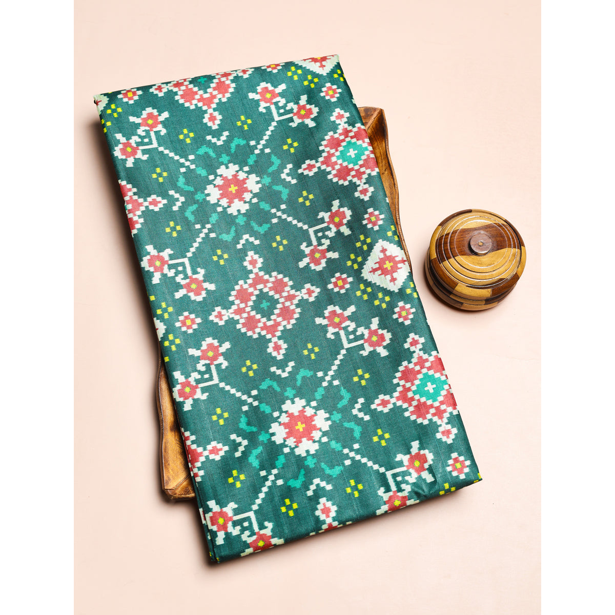 SEMI TUSSAR PATOLA PRINTED FABRIC