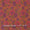Banarasi Satin Silk Orange Two Tone 43 Inches Width Brocade Fabric freeshipping - SourceItRight