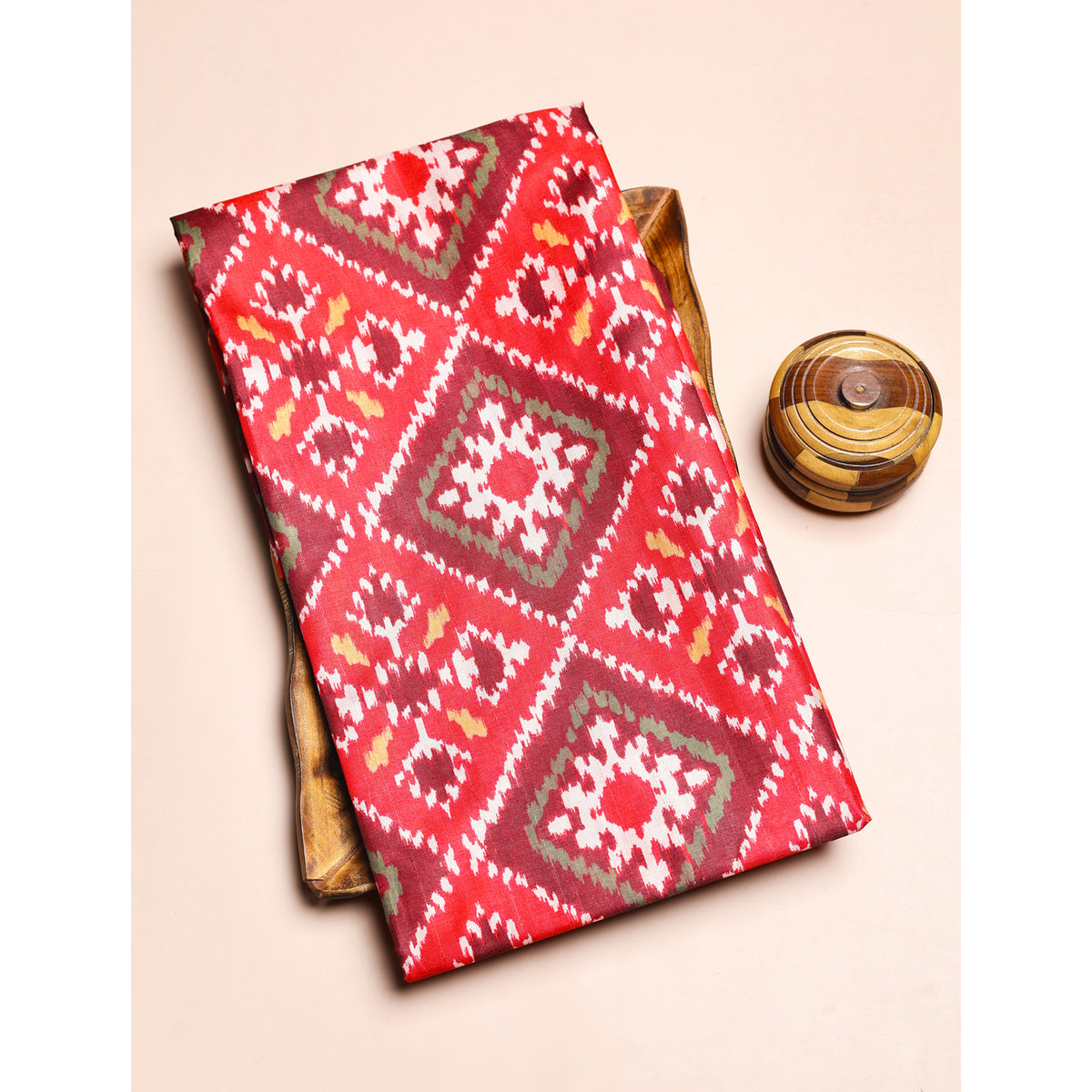 SEMI TUSSAR PATOLA PRINTED FABRIC