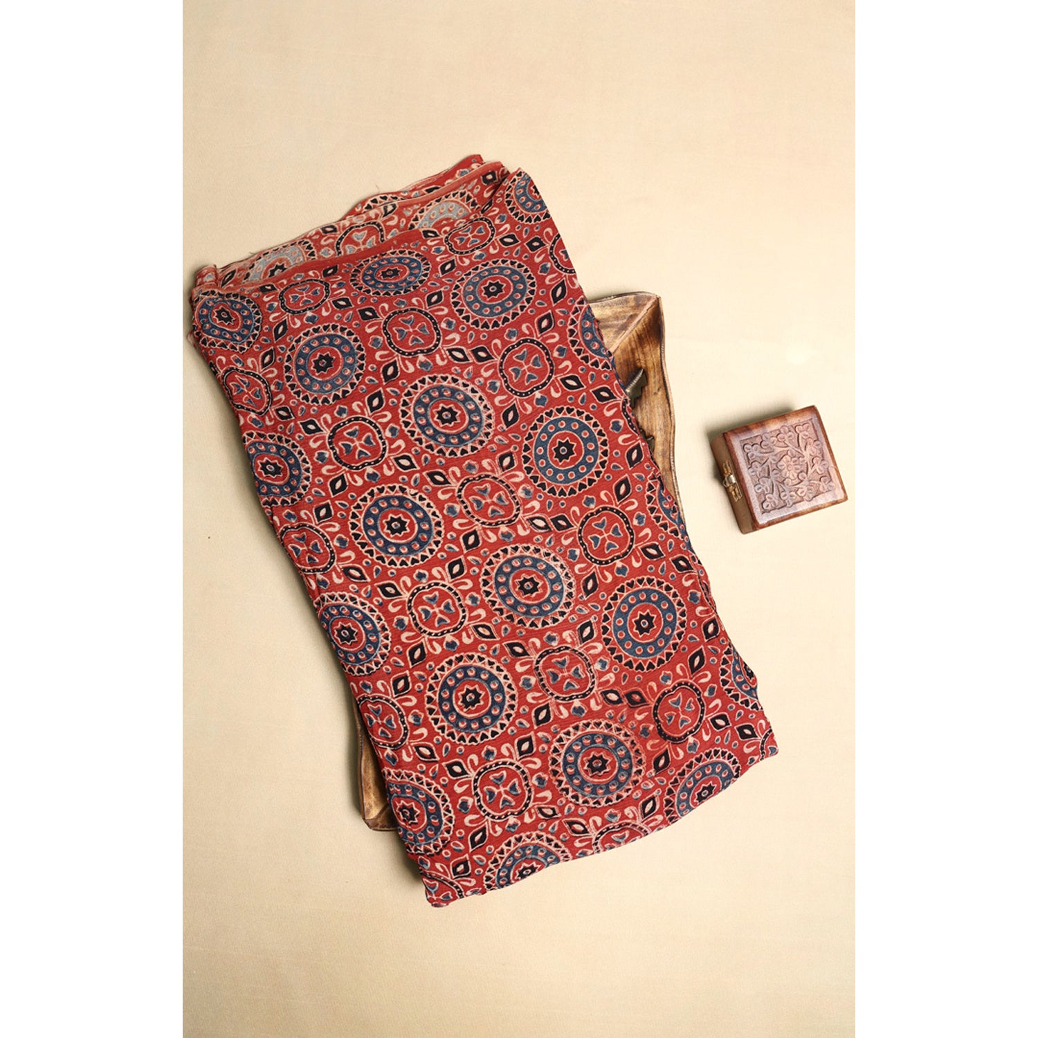 CHINON AJRAKH PRINTED FABRIC