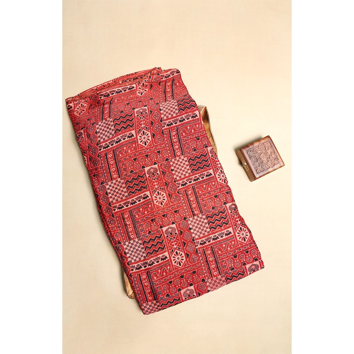 CHINON AJRAKH PRINTED FABRIC