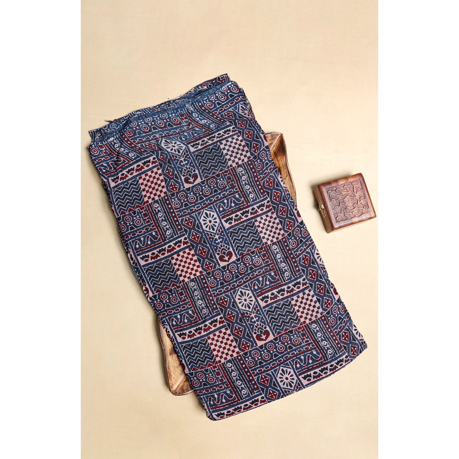 CHINON AJRAKH PRINTED FABRIC