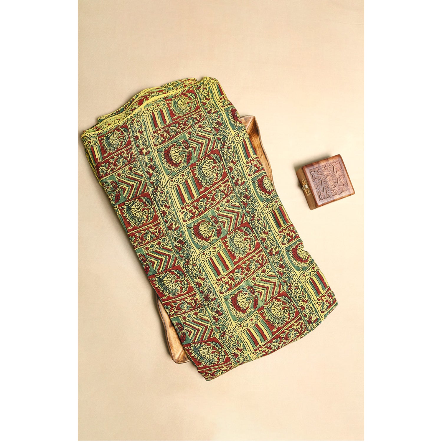 CHINON AJRAKH PRINTED FABRIC