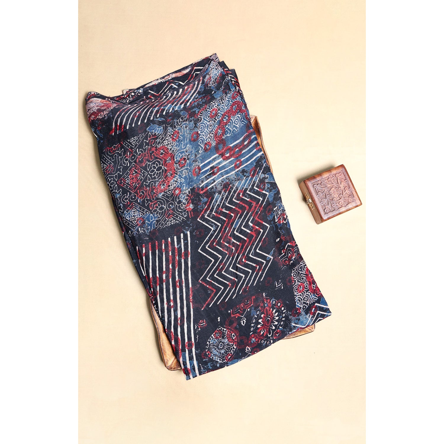 CHINON AJRAKH PRINTED FABRIC