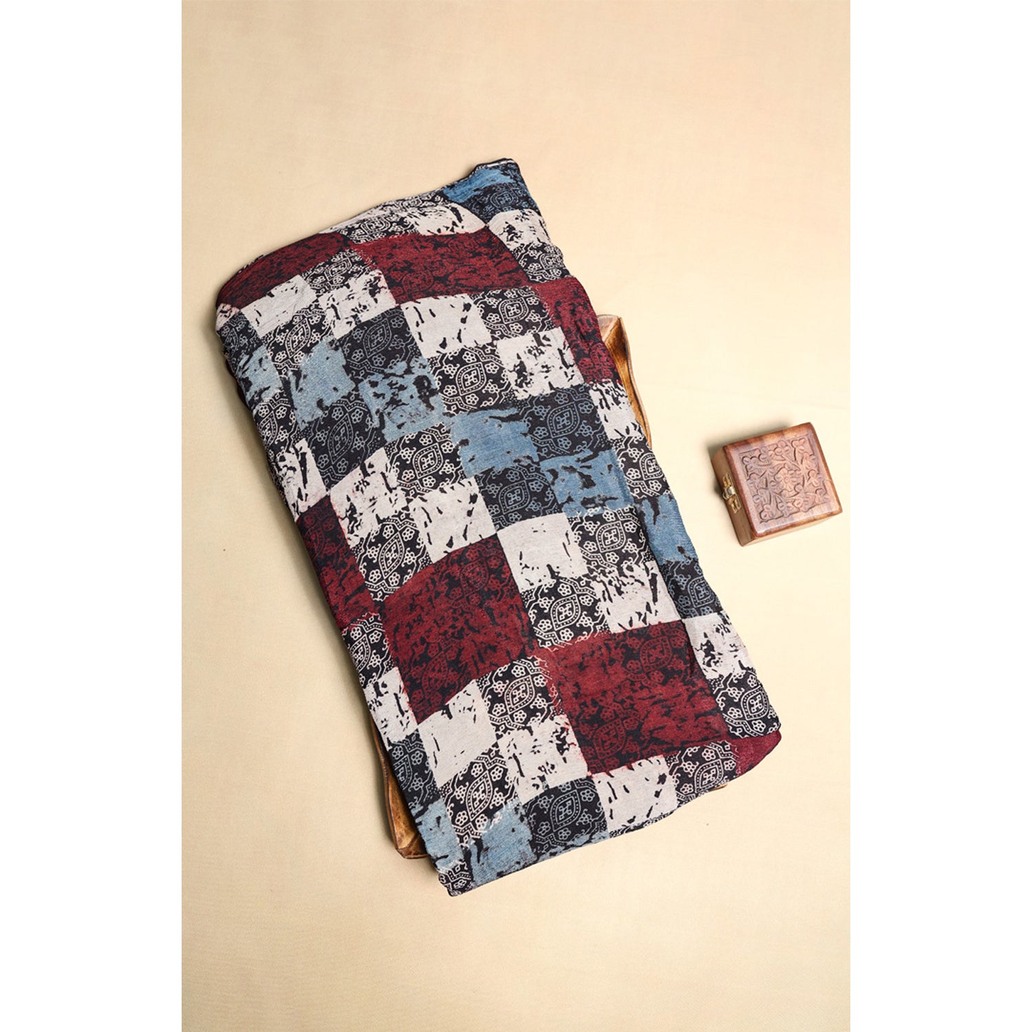 CHINON AJRAKH PRINTED FABRIC