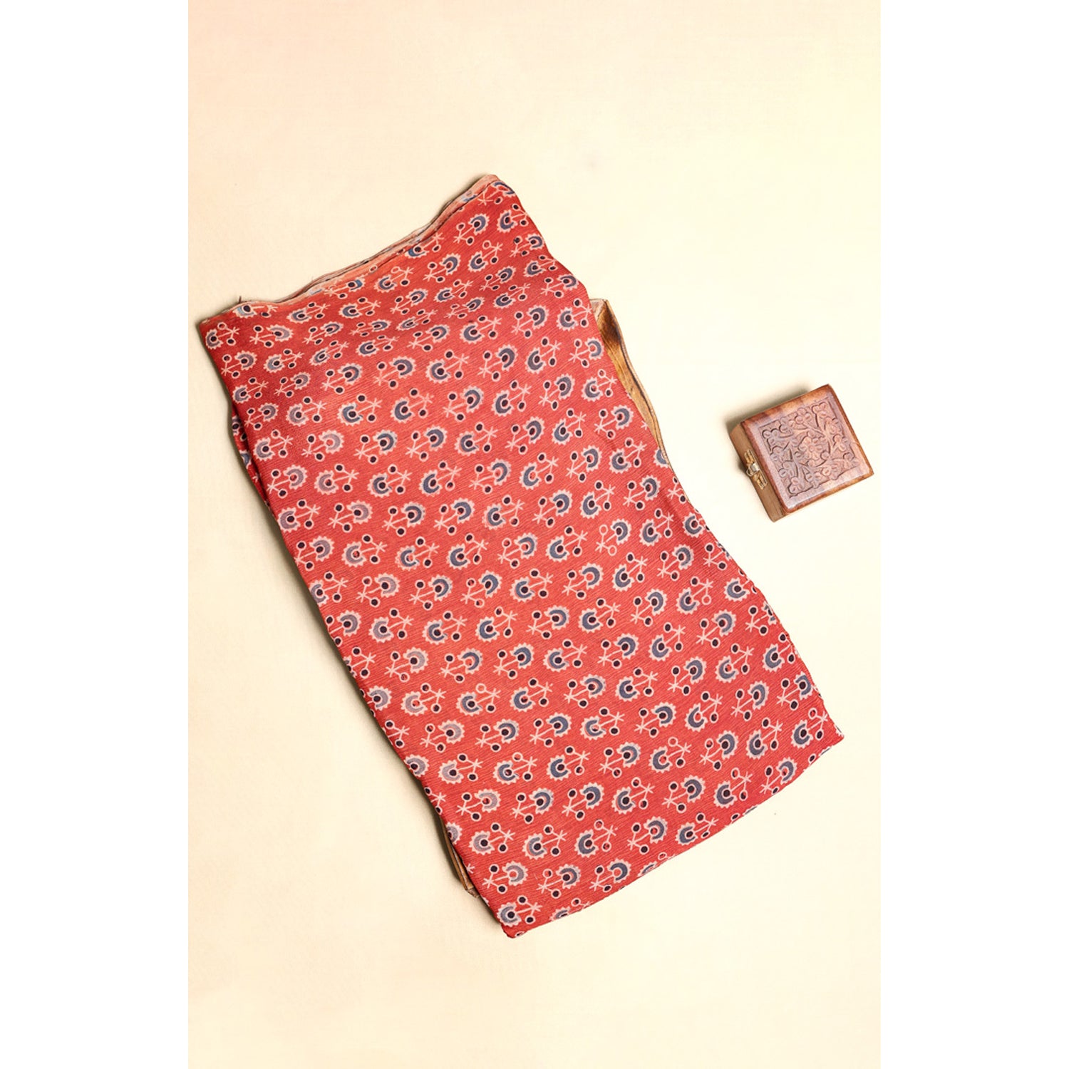 CHINON AJRAKH PRINTED FABRIC
