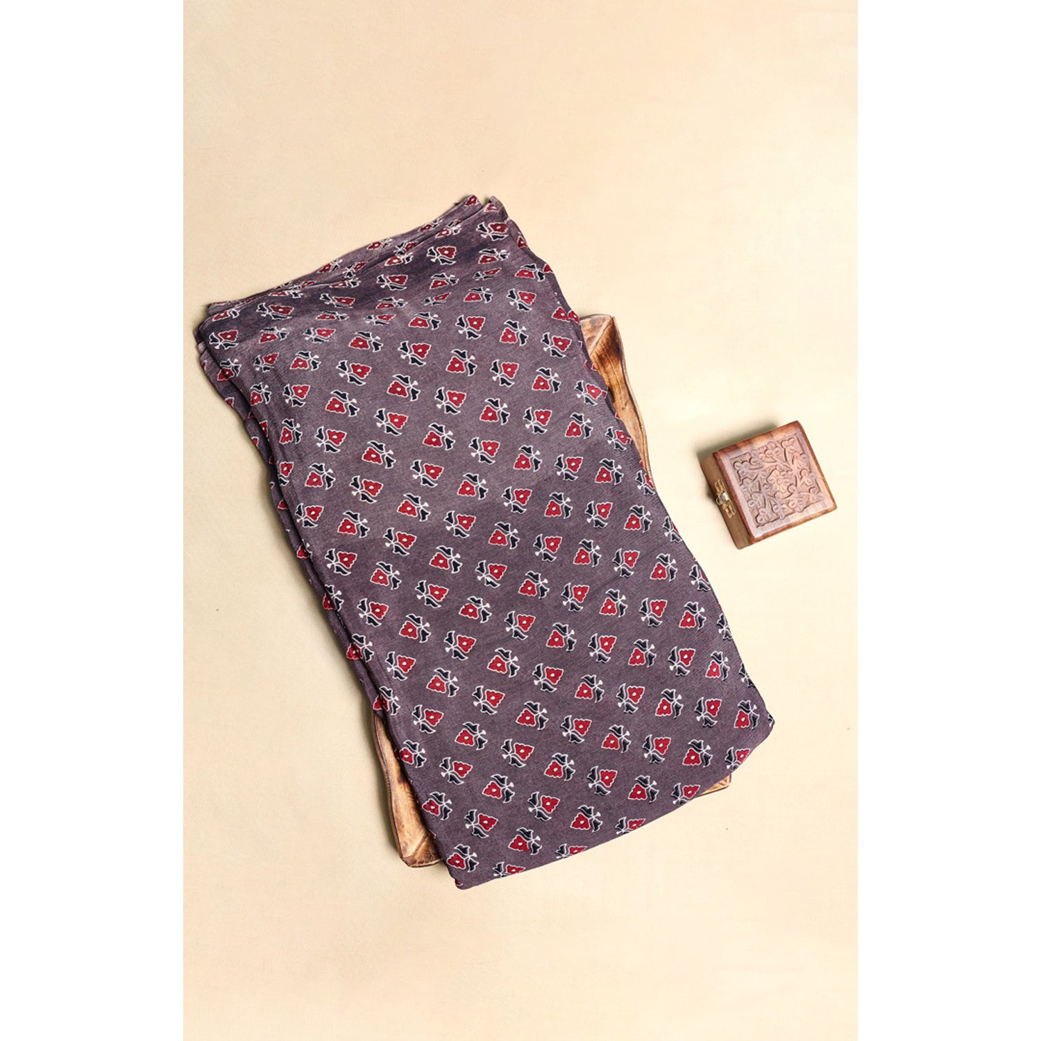 CHINON AJRAKH PRINTED FABRIC