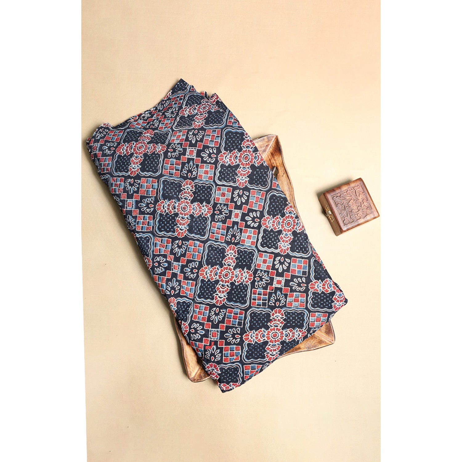 CHINON AJRAKH PRINTED FABRIC