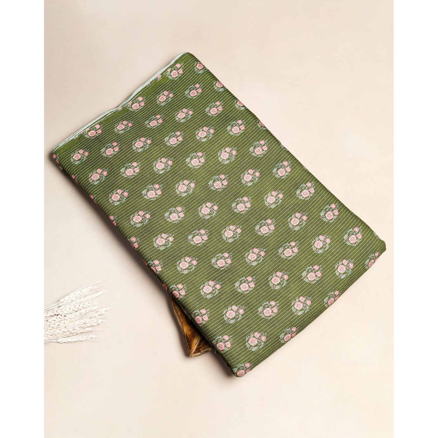 PURE COTTON KANTHA PRINTED FABRIC