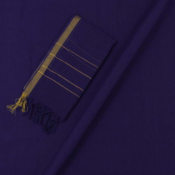 Olive Colour Golden Butta Spun Dupion Top, Deep Purple Colour South Cotton Dupatta and Bottom Unstitched Three Piece Dress Material Online ST-9363EH-7000AI